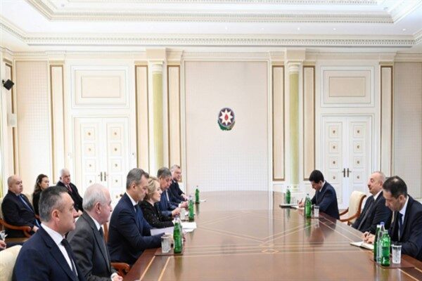 Azerbaycan Cumhurbaşkanı İlham Aliyev,  Rusya Federasyonu Federal Meclisi Konseyi Başkanı