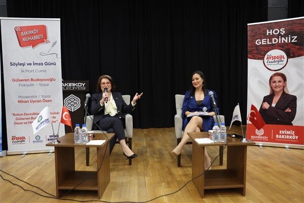 Moderatörlüğünü yazar Nihan Uycan Özen’in yaptığı söyleşide “Ruhun derinliklerine yolculuk”