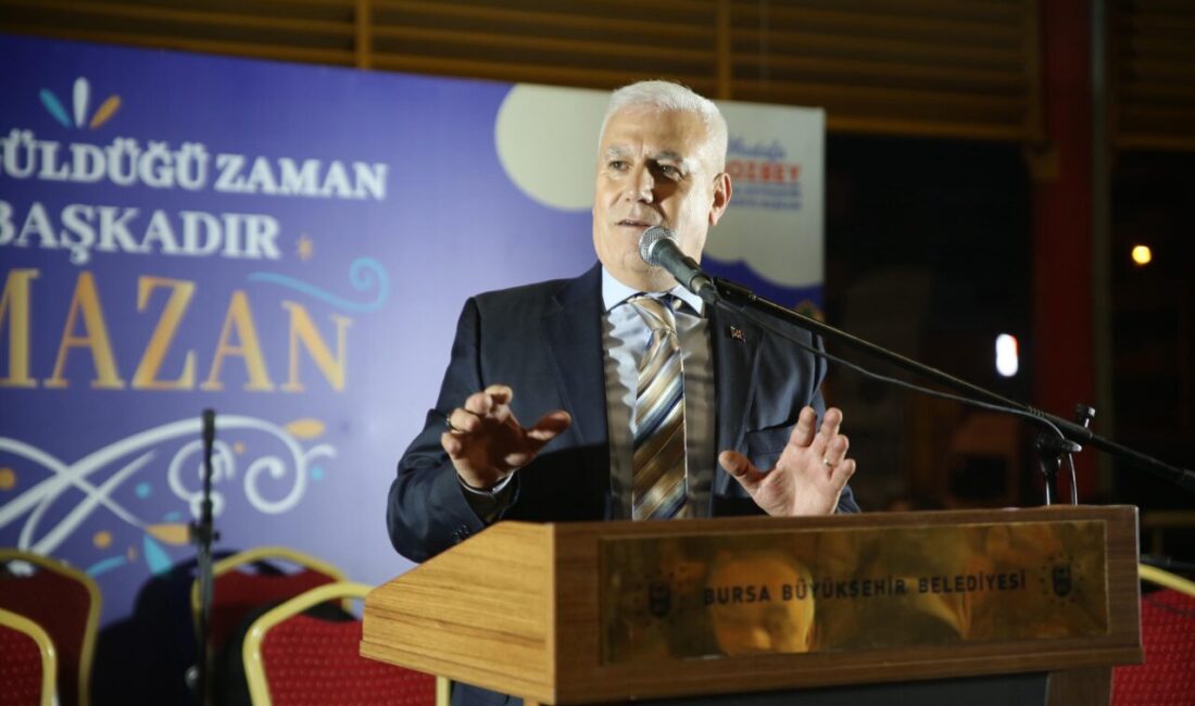 Bursa Büyükşehir Belediyesi tarafından 17 ilçede düzenlenen iftar programları Osmangazi