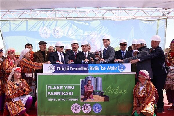 Milas Organize Sanayi Bölgesi’nde kurulacak Flake Yem Üretim Tesisi’nin temel