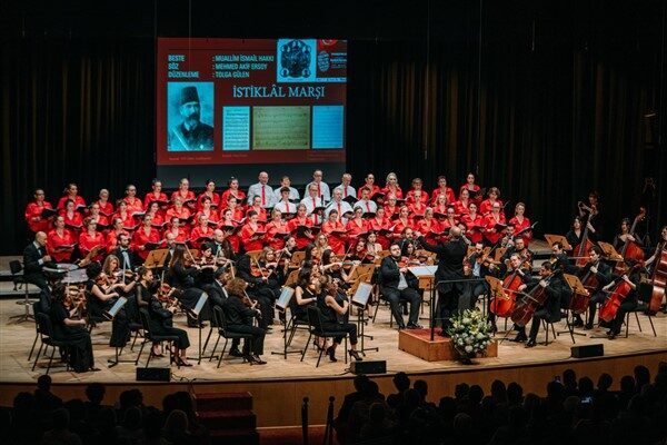“Kabulünün 104.  Yılında İstiklal Marşımız” başlıklı konserin açılışı, Gazi Mustafa