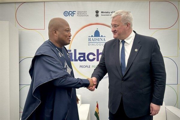 Ukrayna Dışişleri Bakanı Sybiha, Gana Dışişleri Bakanı Samuel Okudzeto Ablakwa