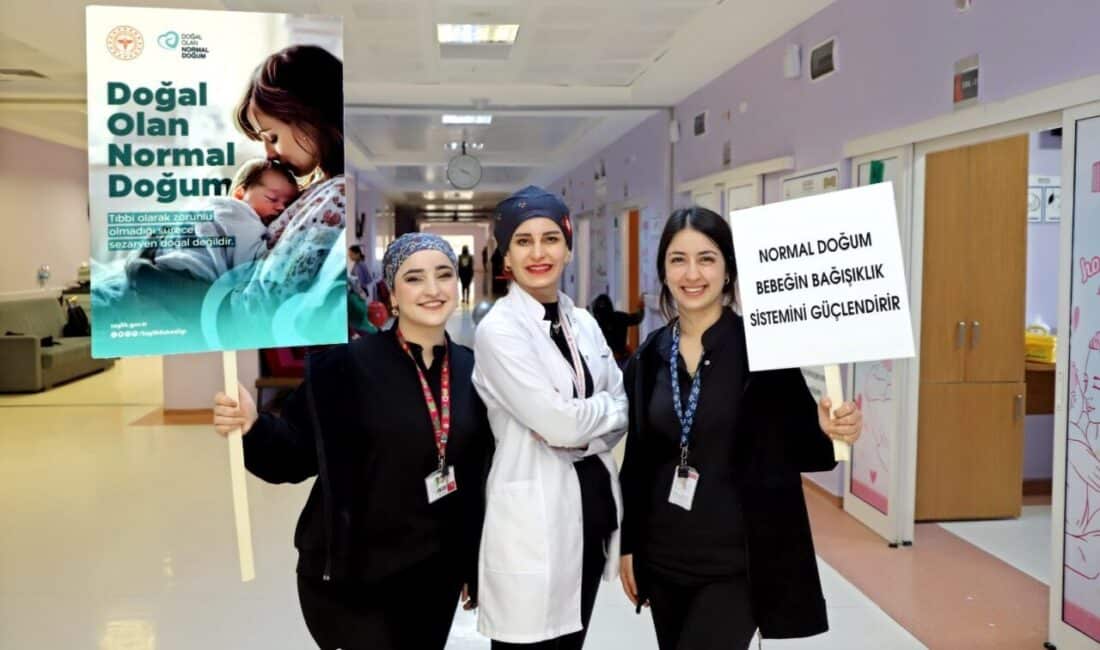 Şanlıurfa Eğitim ve Araştırma Hastanesi’nde görevli Ebe Gülizar Kiriş, normal