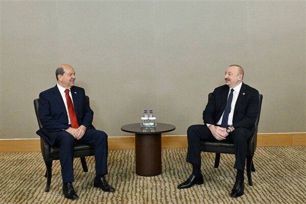  Azerbaycan Cumhurbaşkanı İlham Aliyev, Kuzey Kıbrıs Türk Cumhuriyeti Cumhurbaşkanı Ersin