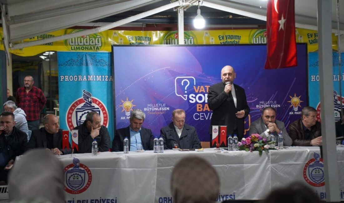 Orhangazi Belediye Başkanı Bekir Aydın, “Vatandaş Soruyor, Başkan Cevaplıyor” programı