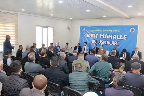 Siirt Valisi ve Belediye Başkan Vekili Kızılkaya, Alan Mahallesi’ne ziyaret