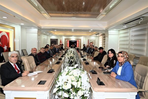 Sivil Toplum Kuruluşlarından sorumlu Vali Yardımcısı Murtaza Ersöz’un başkanlığında düzenlenen