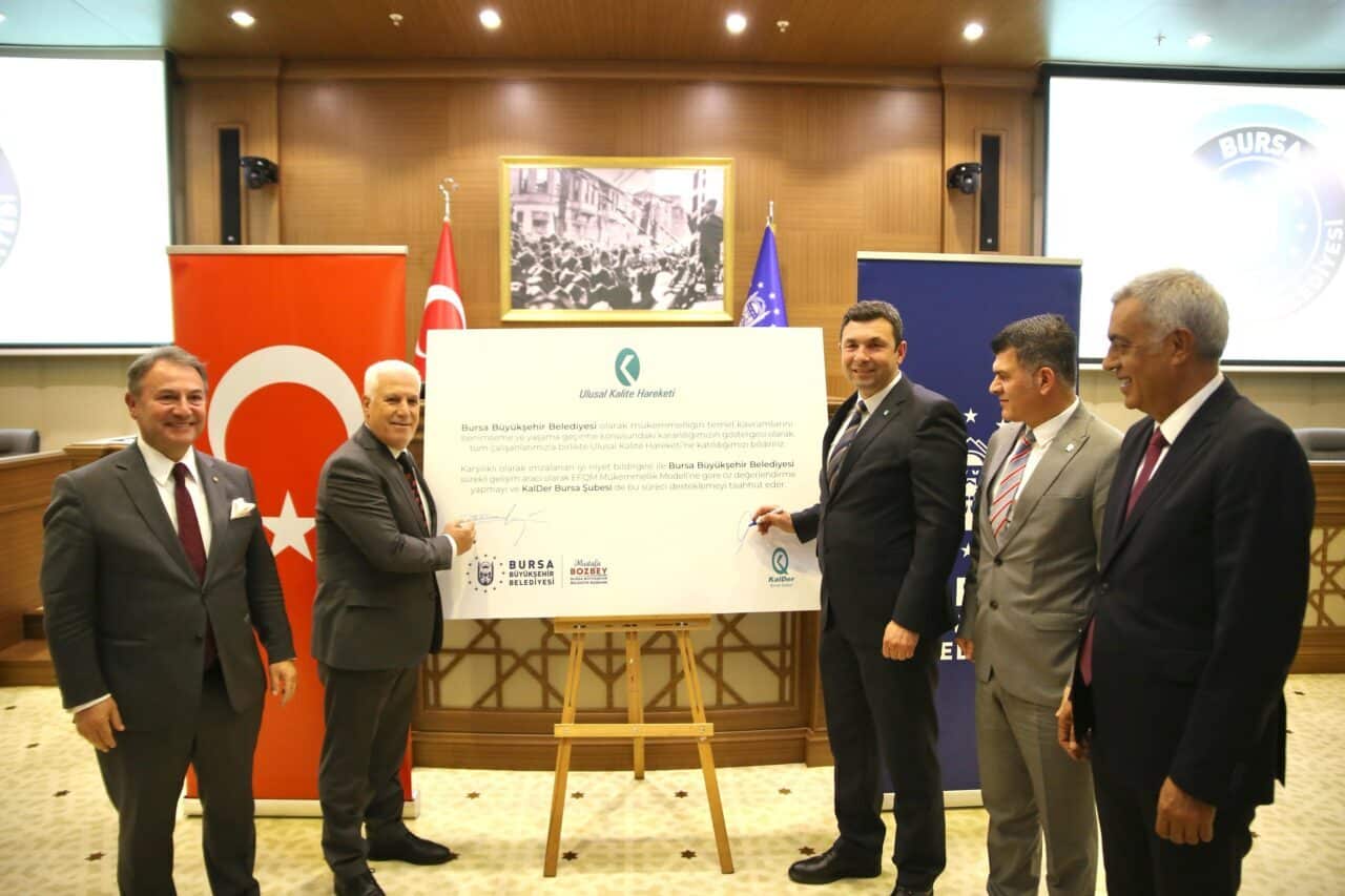 Bursa Büyükşehir Belediyesi, kalite odaklı hizmet anlayışını geliştirmek için Ulusal