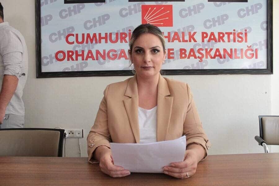 Cumhuriyet Halk Partisi İlçe Başkanı Berna İl, Orhangazi’deki yerel yönetim