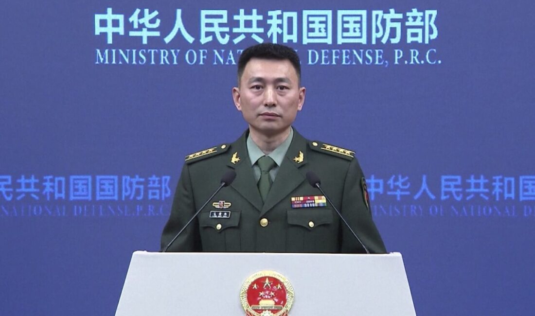 Çin Savunma Bakanlığı Sözcüsü Zhang Xiaogang Çin’in Taiwan bölgesinin sözde