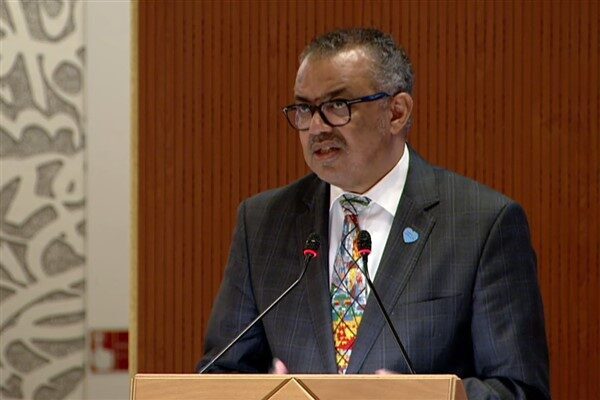 Dünya Sağlık Örgütü (DSÖ) Genel Direktörü Tedros Adhanom Ghebreyesus, sadece