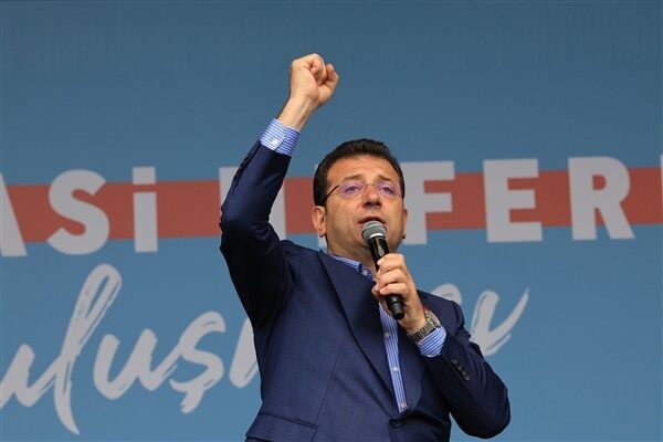 İstanbul Büyükşehir Belediye Başkanı ve CHP Cumhurbaşkanı adayı Ekrem İmamoğlu,