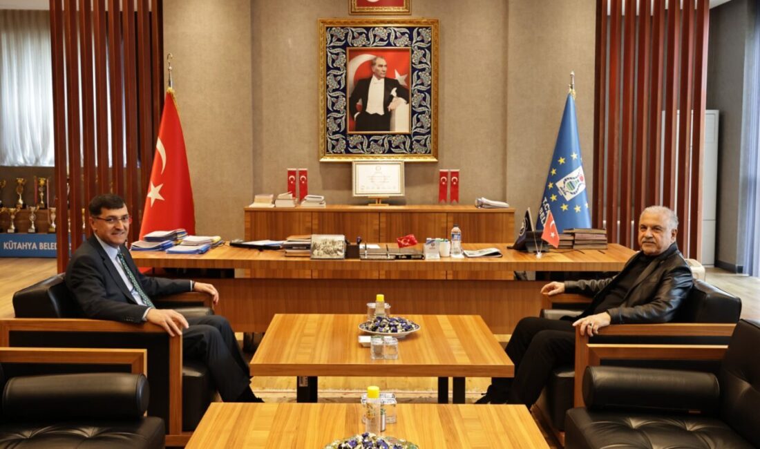 Kütahya Belediye Başkanı Mustafa İçağası, Cihanbeyli Belediye Başkanı Dr. Fırat