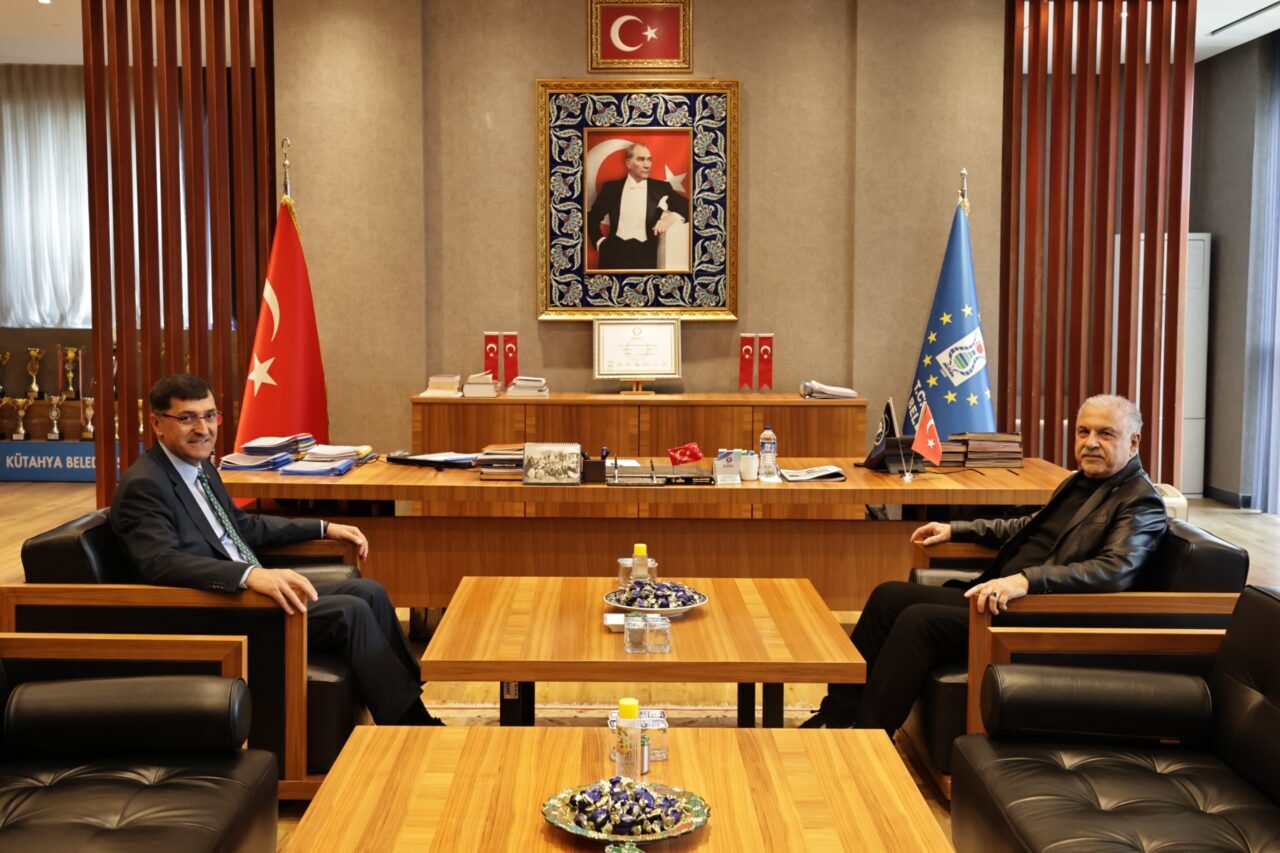 Kütahya Belediye Başkanı Mustafa İçağası, Cihanbeyli Belediye Başkanı Dr. Fırat