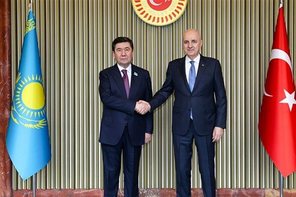 TBMM Başkanı Numan Kurtulmuş ve Kazakistan Parlamentosu Meclis Başkanı Koşanov