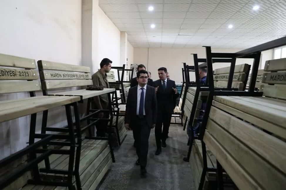 Mardin Büyükşehir Belediyesi Genel Sekreteri Fatih Eroğlu, Kızıltepe Kaymakamı Abdullah