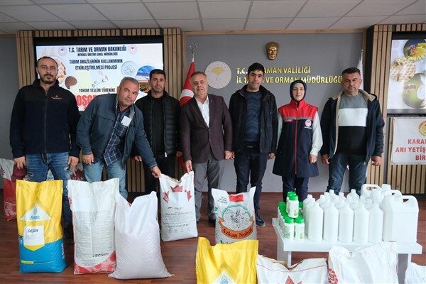 Karaman İl Tarım ve Orman Müdürlüğü tarafından projesi yapılan Tarım