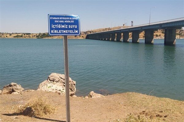 Diyarbakır’ın içme suyu ihtiyacını büyük ölçüde karşılayan Dicle Baraj Gölü,