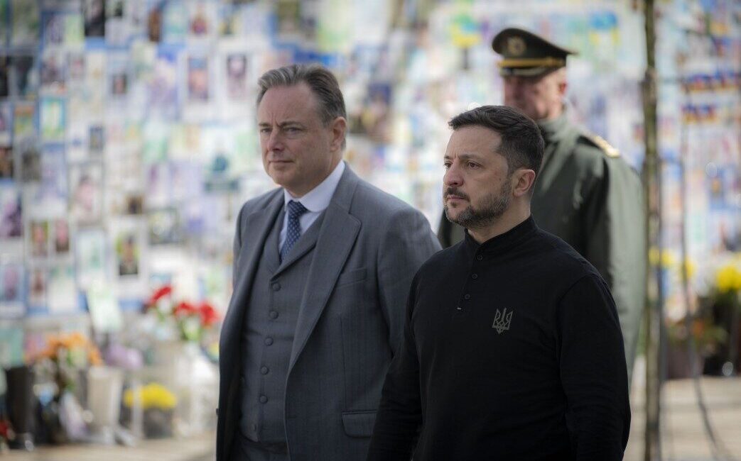 Ukrayna Devlet Başkanı Volodimir Zelenski, Belçika Başbakanı Bart De Wever