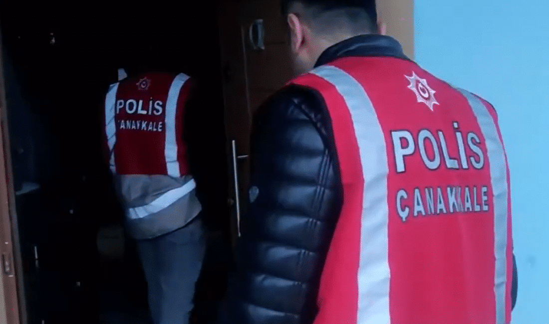 Çanakkale'nin Gökçeada ilçesinde düzenlenen nitelikli yağma operasyonunda gözaltına alınan 13