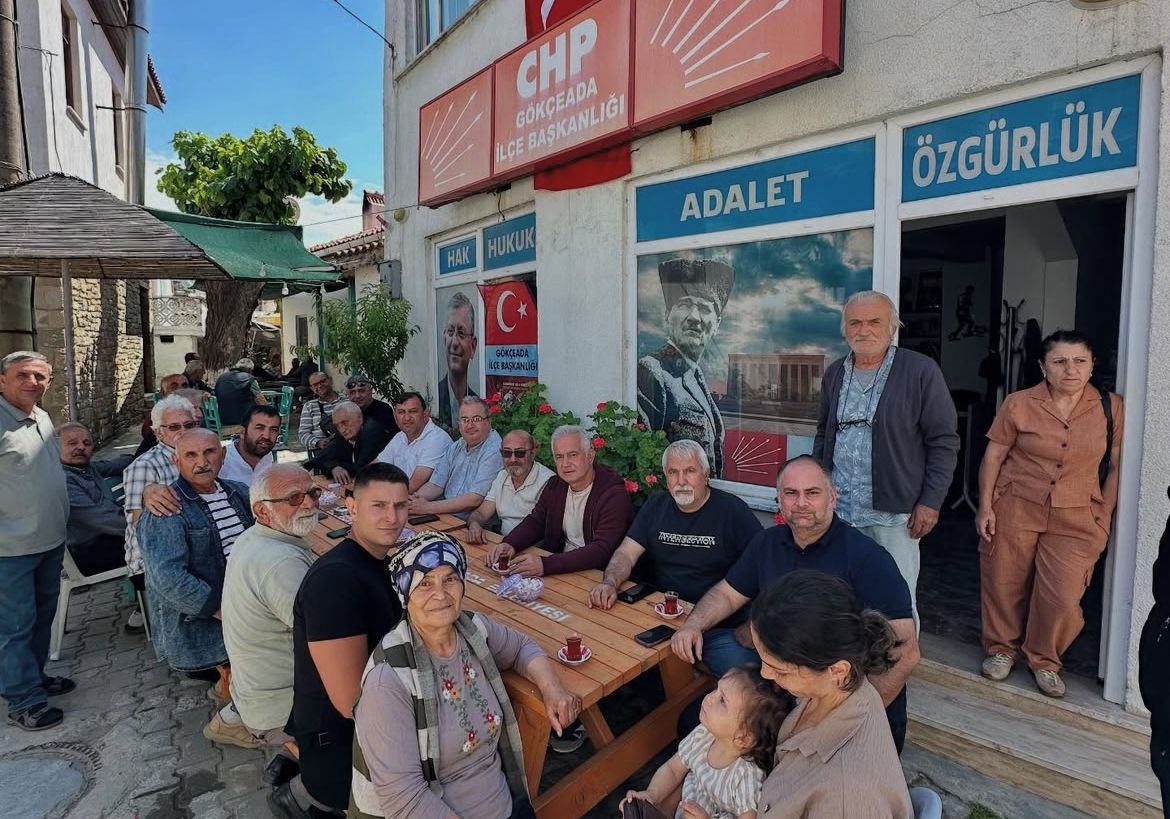 CHP Gökçeada İlçe Başkanlığına ziyaret