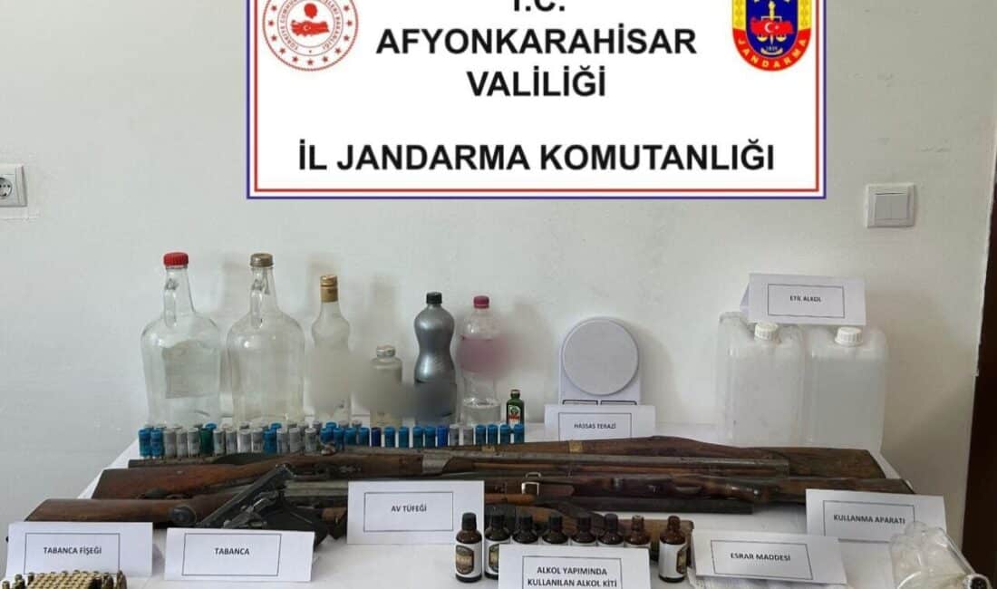 Afyonkarahisar İl Jandarma Komutanlığınca, kaçakçılıkla mücadele kapsamında yapılan çalışmalar neticesinde;