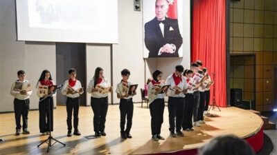 Aliağa Heydar Aliyev Mesleki ve Teknik Anadolu Lisesi'nde düzenlenen programa