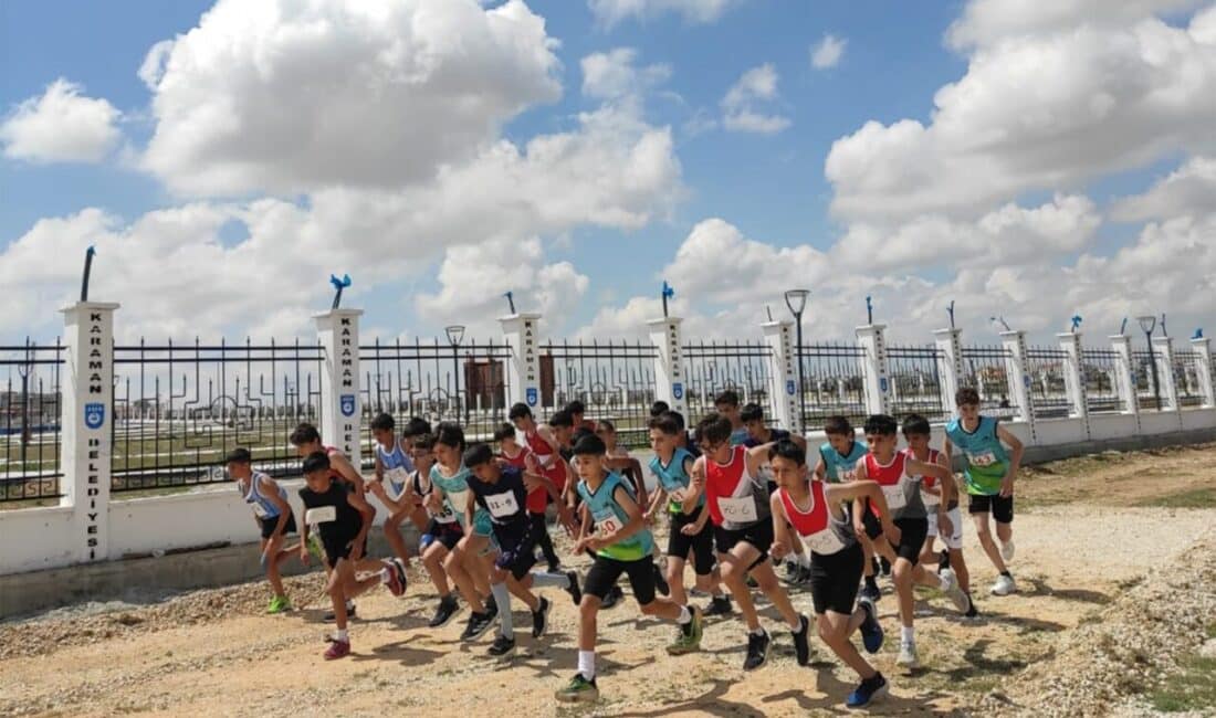 Karaman'da düzenlenen kros yarışlarında 9 ilin yaklaşık 100 sporcusu mücadele