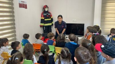 Balıkesir Büyükşehir Belediyesi’ne bağlı Bal Çocuk Gündüz Bakımevi’nde eğitim gören