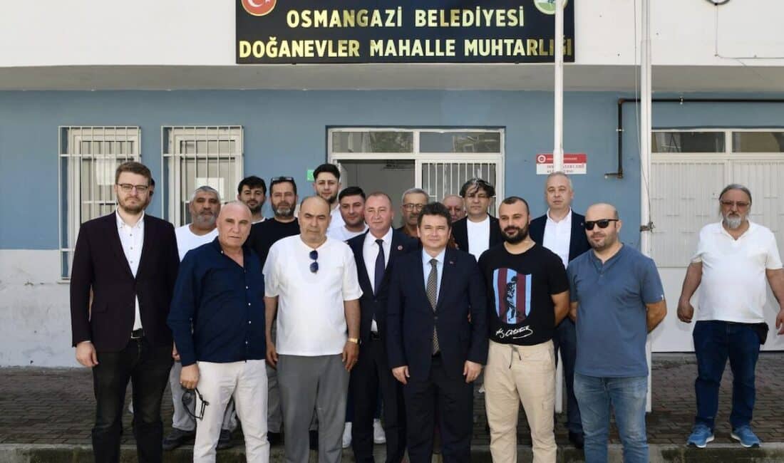 Osmangazi Belediye Başkanı Erkan Aydın, Muhtar Serkan makamında ağırladı. Aydın