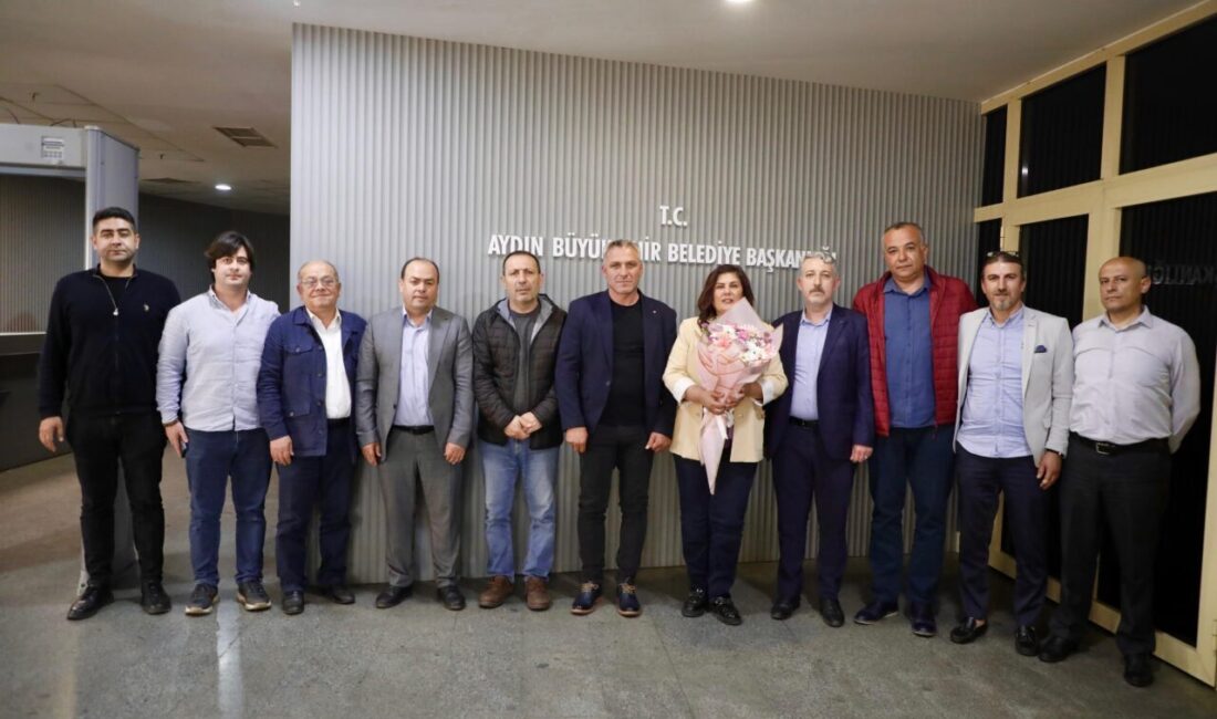 Aydın Büyükşehir Belediye Başkanı Özlem Çerçioğlu'na nazik ziyaret! Bülent Akgün,
