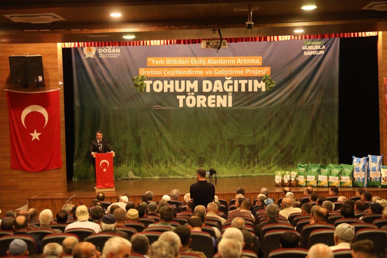 Samsun Büyükşehir Belediye Başkanı Halit Doğan, tarımsal kalkınmaya destek olmak