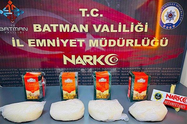 Batman İl Emniyet Müdürlüğü Narkotik Suçlarla Mücadele Şube Müdürlüğü tarafından