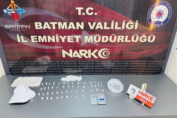 Batman Narkotik Suçlarla Mücadele Şube Müdürlüğü, uyuşturucu ticareti yapan şahıslara