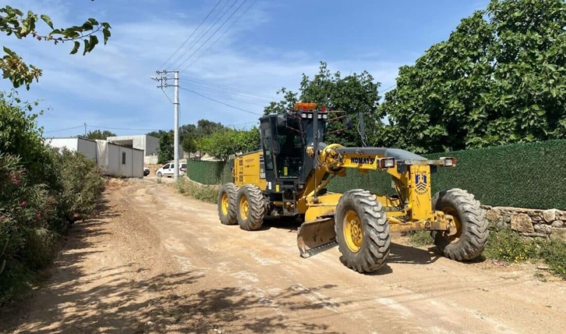 Bodrum Belediyesi Fen İşleri Müdürlüğü ekipleri ilçe genelinde bakım, onarım