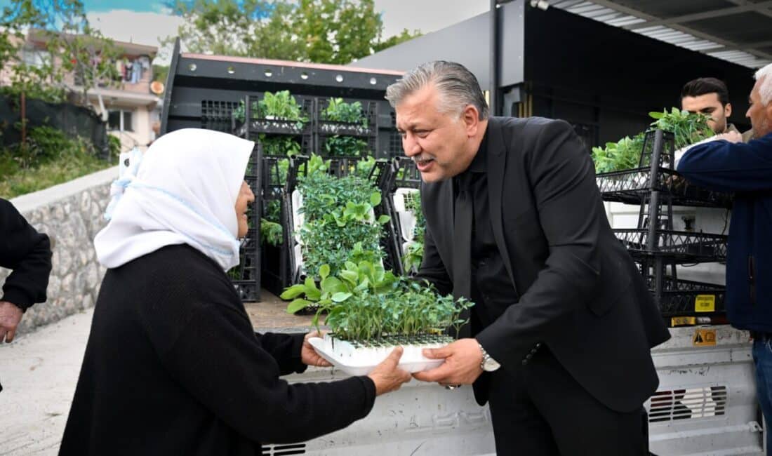 Bornova Belediyesi, Beşyol Mahallesi'nde 20 bin atalık tohumdan üretilen 