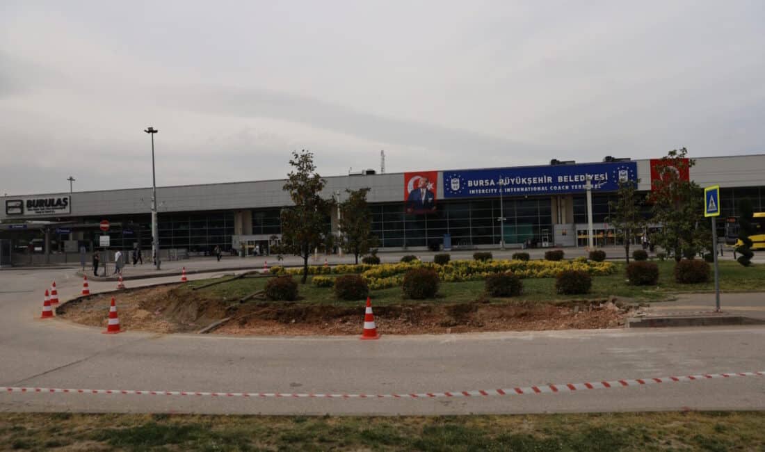 Bursa Büyükşehir Belediyesi, Şehirlerarası ve Uluslararası Otobüs Terminali'nde altyapı çalışmalarını