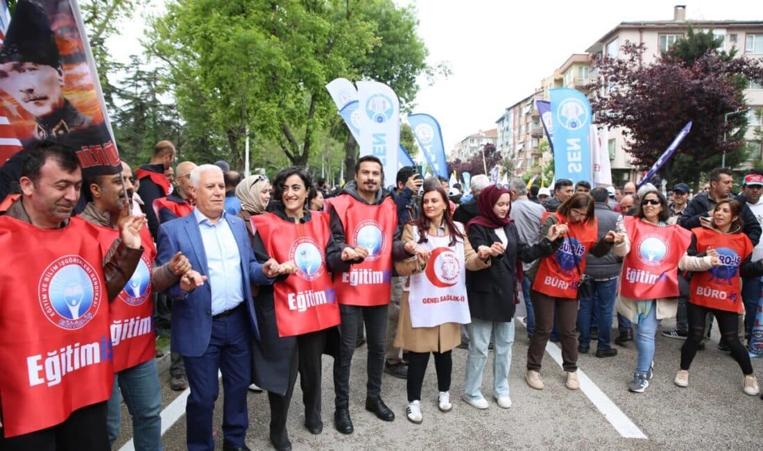Bursa'da 1 Mayıs İşçi Bayramı coşkulu bir şekilde kutlandı. Başkan