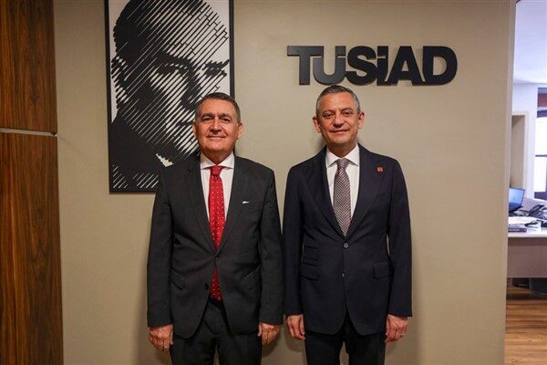 CHP Genel Başkanı Özgür Özel, TÜSİAD Başkanı Orhan Turan'ı ziyaret