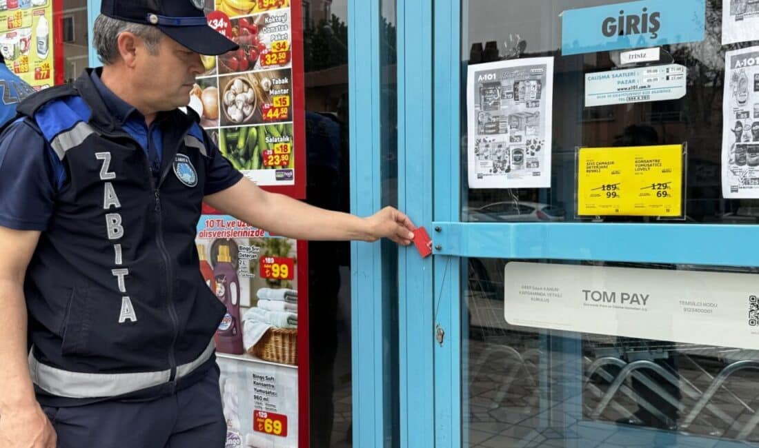 Çorum genelinde market denetimlerini aralıksız sürdüren Çorum Belediyesi Zabıta Müdürlüğü