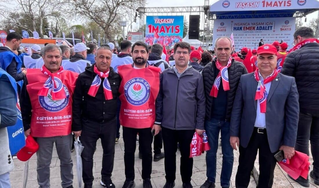 Memur-Sen ve Eğitim-Bir-Sen İl Başkanı İbrahim Coşkun, 1 Mayıs Emek