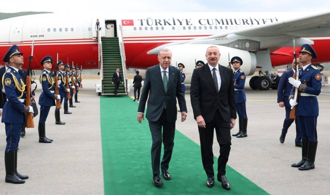 Cumhurbaşkanı Recep Tayyip Erdoğan, Azerbaycan'ın işgalden kurtardığı topraklarda inşa ettiği