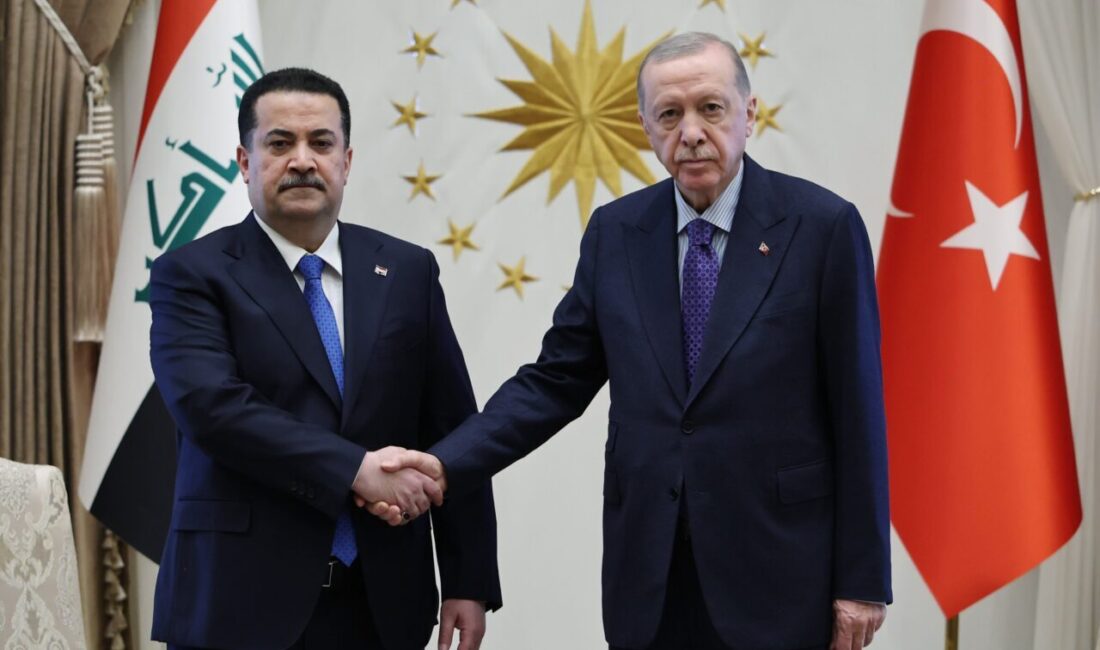 Cumhurbaşkanı Recep Tayyip Erdoğan, Irak Başbakanı Muhammed Şiya Sudani'yi resmi