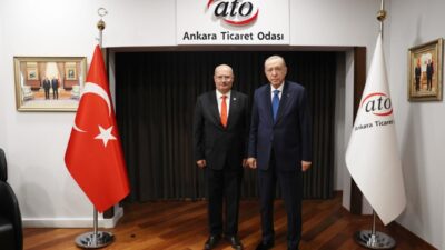 Cumhurbaşkanı Recep Tayyip Erdoğan, Ankara Ticaret Odasını ziyaret etti. Hibya