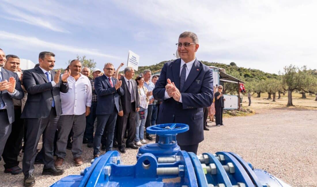İzmir Büyükşehir Belediyesi’nin Dikili’de yapımını tamamladığı ve bölgedeki 545 çiftçiye
