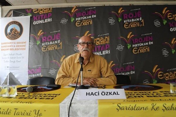 Diyarbakır Ergani ilçesinde düzenlenen "Ergani 1. Kitap Günleri"nde yazar Hacı