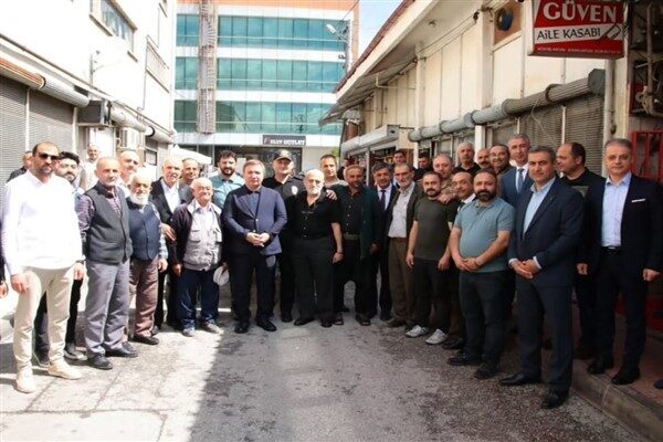 Ziyarete Erzincan Belediye Başkanı Bekir Aksun, İl Jandarma Komutanı Tuğgeneral