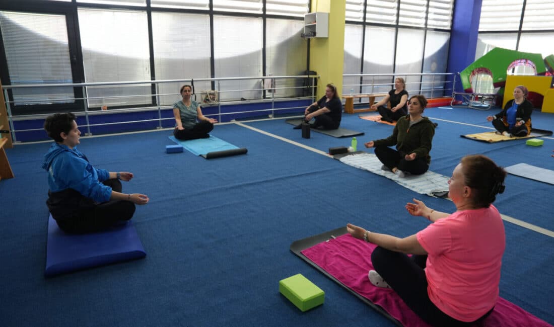 Eskişehir'de Büyükşehir Belediyesi tarafından ücretsiz olarak sunulan fitness, aerobik, pilates