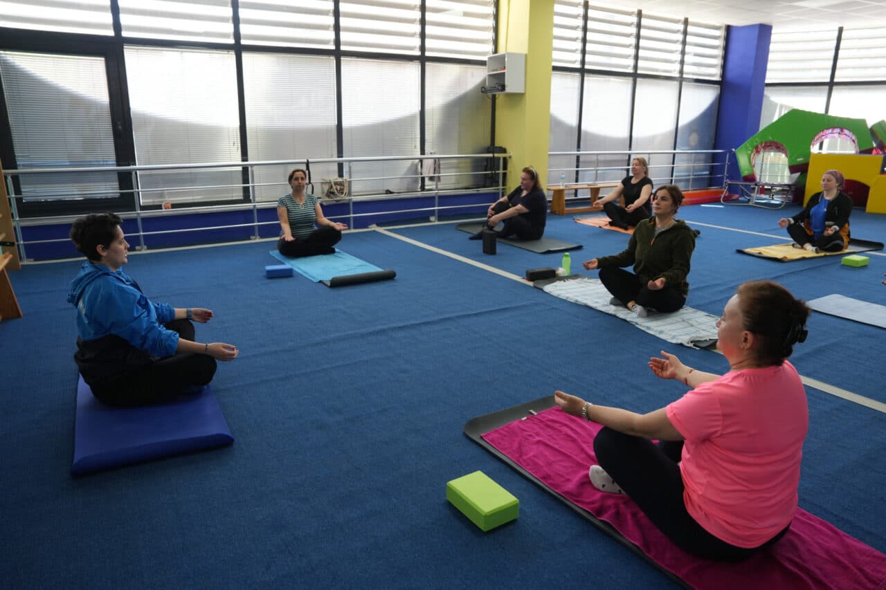 Eskişehir'de Büyükşehir Belediyesi tarafından ücretsiz olarak sunulan fitness, aerobik, pilates