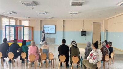 Hasankeyf'te aşı bilincini artırmak amacıyla Merkez Aile Sağlığı Merkezi ve